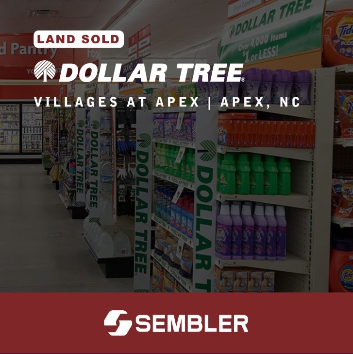 Dollar Tree SIgns Lease at Villages at Apex